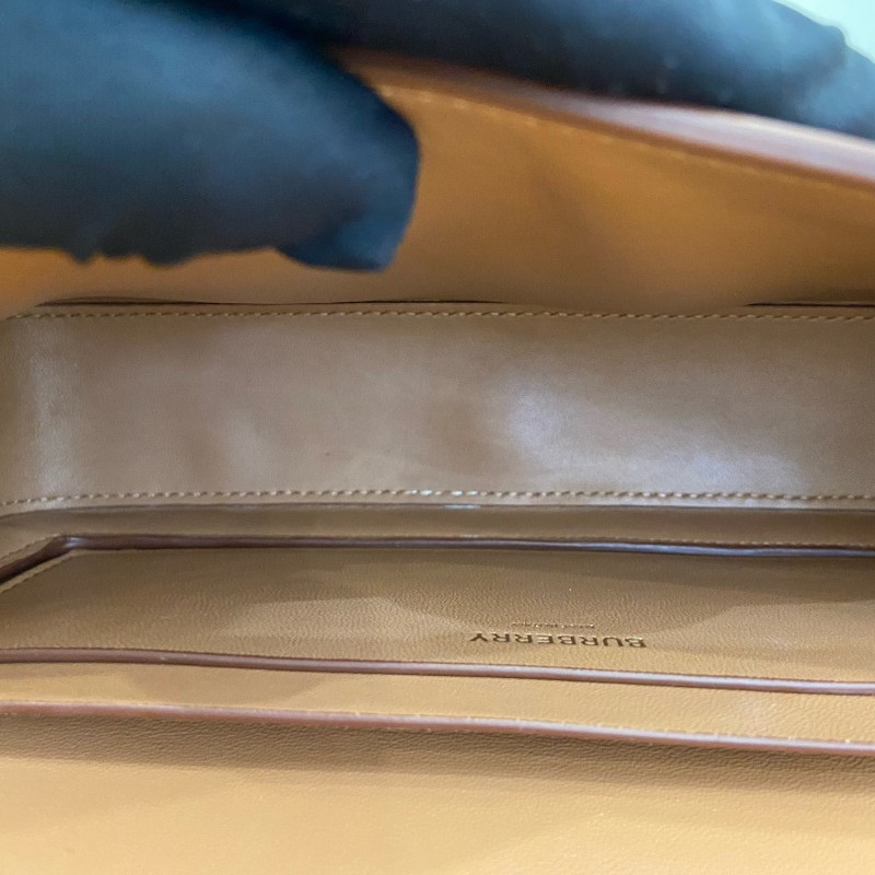 Burberry 焦糖色Grace 斜背包肩背包-15