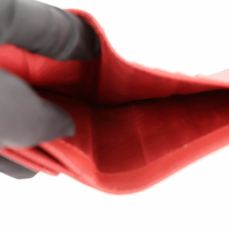 PRADA 金屬Logo翻蓋錢包-7