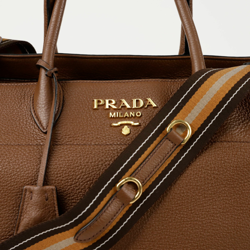 PRADA 金屬Logo手提單肩包 1BG194-1