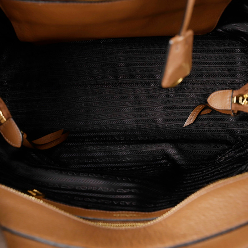 PRADA 金屬Logo手提單肩包 1BG194-11