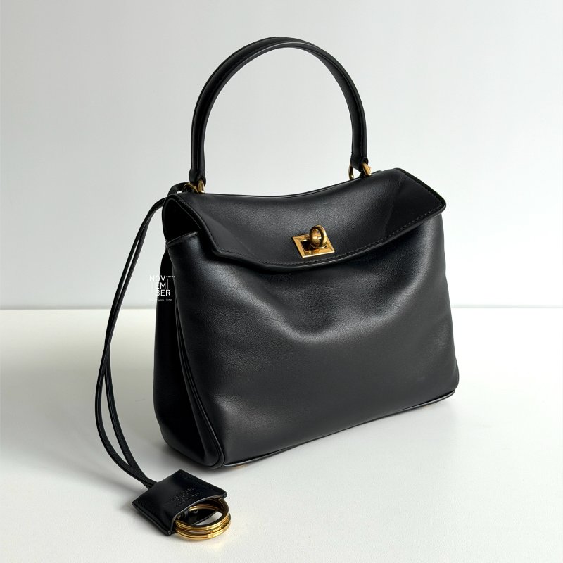 閒置新✨ Balenciaga 巴黎世家 Rodeo 黑色金釦 XS號-1