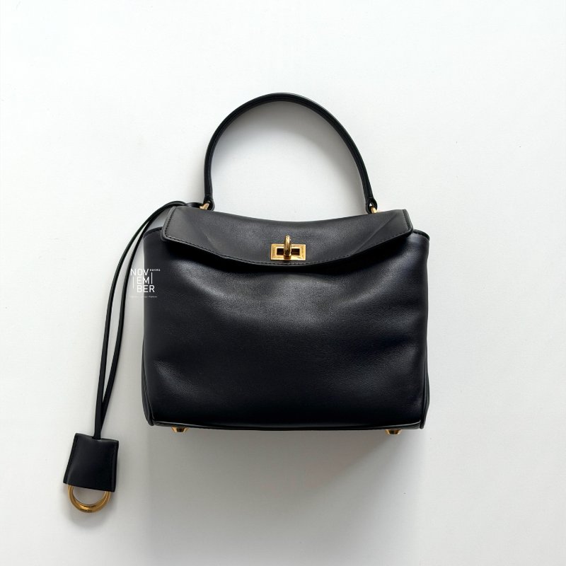 閒置新✨ Balenciaga 巴黎世家 Rodeo 黑色金釦 XS號-2