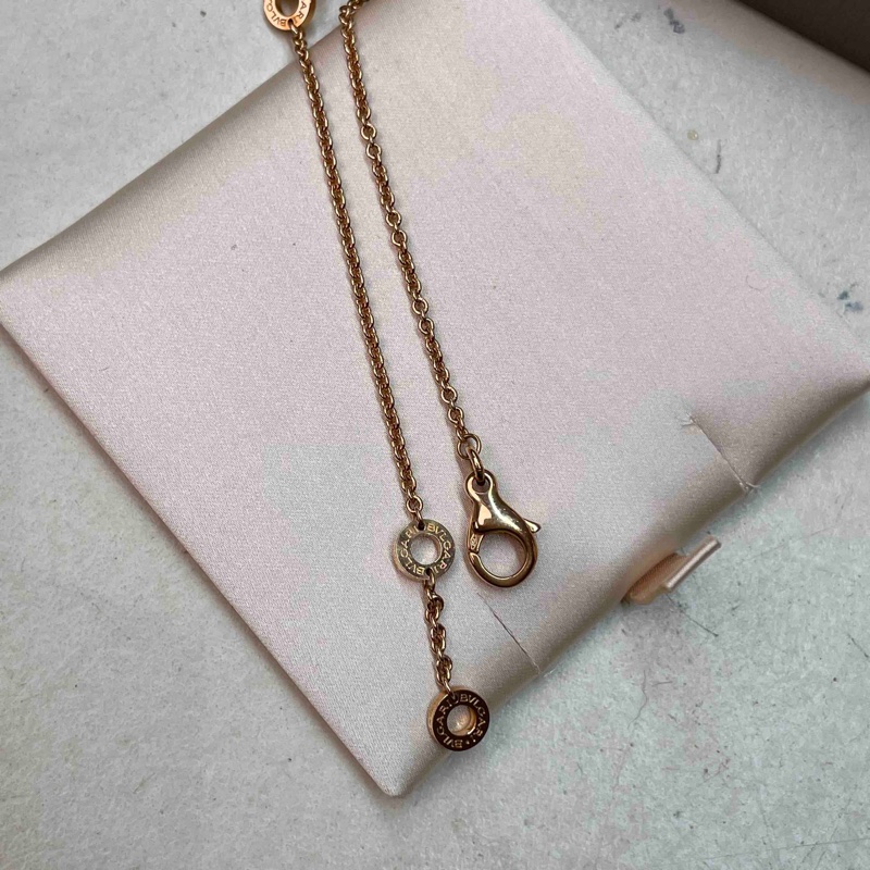 BVLGARI寶格麗 B.ZERO1系列 黑陶瓷小蠻腰手鍊 彈簧吊墜 18k玫瑰金 尺寸：SM碼/鏈長約18.5cm 附件：盒子 墊板-9