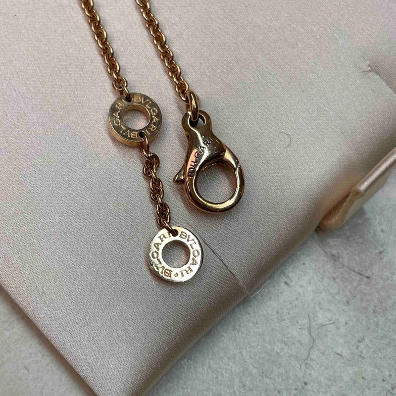 BVLGARI寶格麗 B.ZERO1系列 黑陶瓷小蠻腰手鍊 彈簧吊墜 18k玫瑰金 尺寸：SM碼/鏈長約18.5cm 附件：盒子 墊板-11