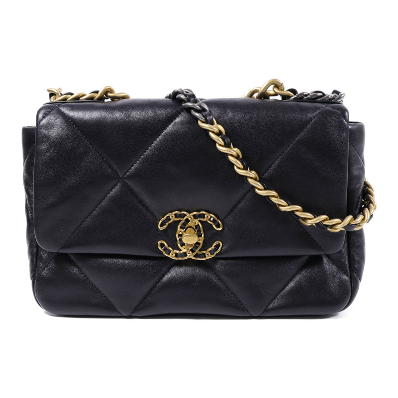 CHANEL 羊皮皮革C19 Small手挽肩背兩用袋-0