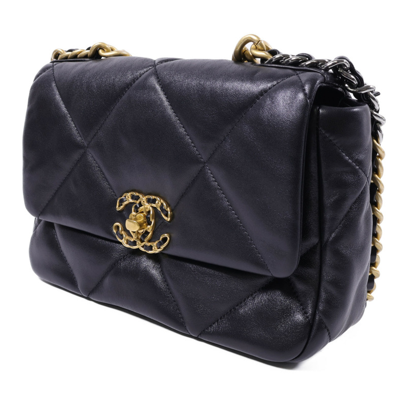 CHANEL 羊皮皮革C19 Small手挽肩背兩用袋-2