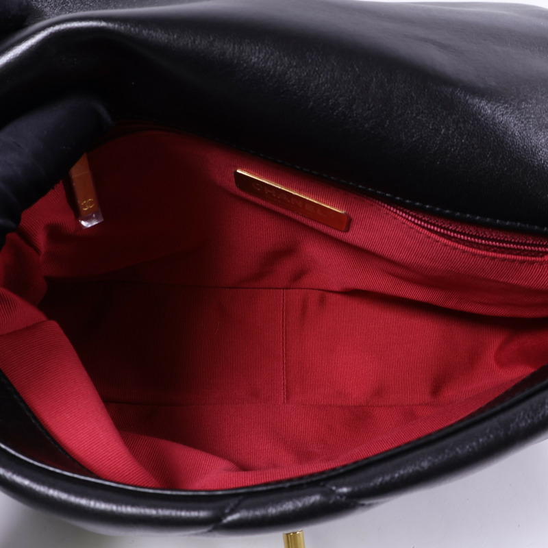 CHANEL 羊皮皮革C19 Small手挽肩背兩用袋-4