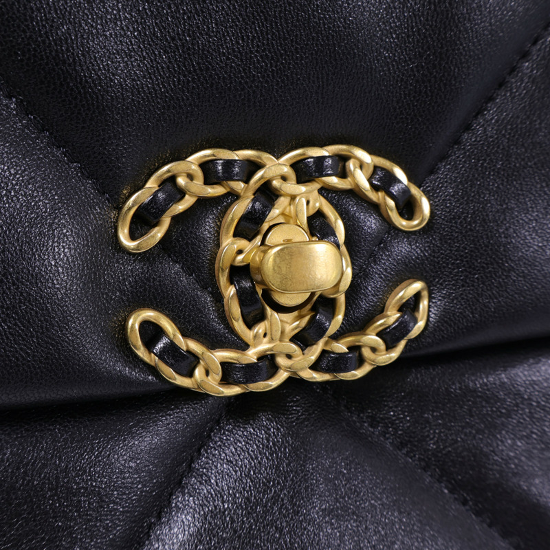 CHANEL 羊皮皮革C19 Small手挽肩背兩用袋-8