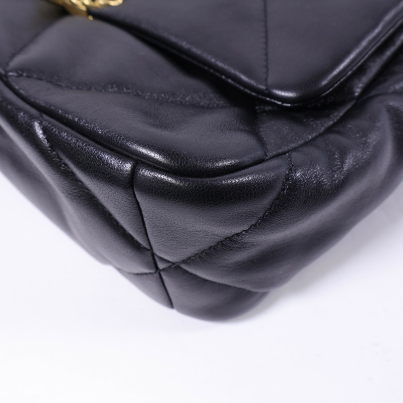 CHANEL 羊皮皮革C19 Small手挽肩背兩用袋-11