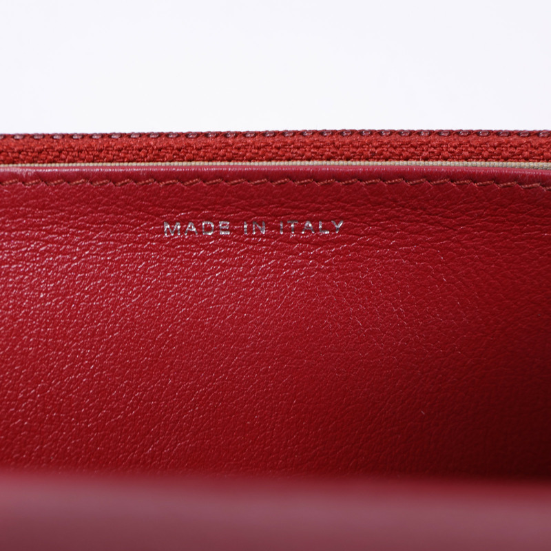 CHANEL 牛皮皮革WOC Wallet On Chain銀扣鏈帶肩背袋-7