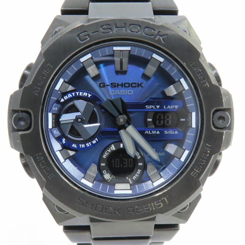 卡西歐 G-SHOCK G-STEEL 行動互聯強韌太陽能手錶 GST-B400BD-1A2JF-0