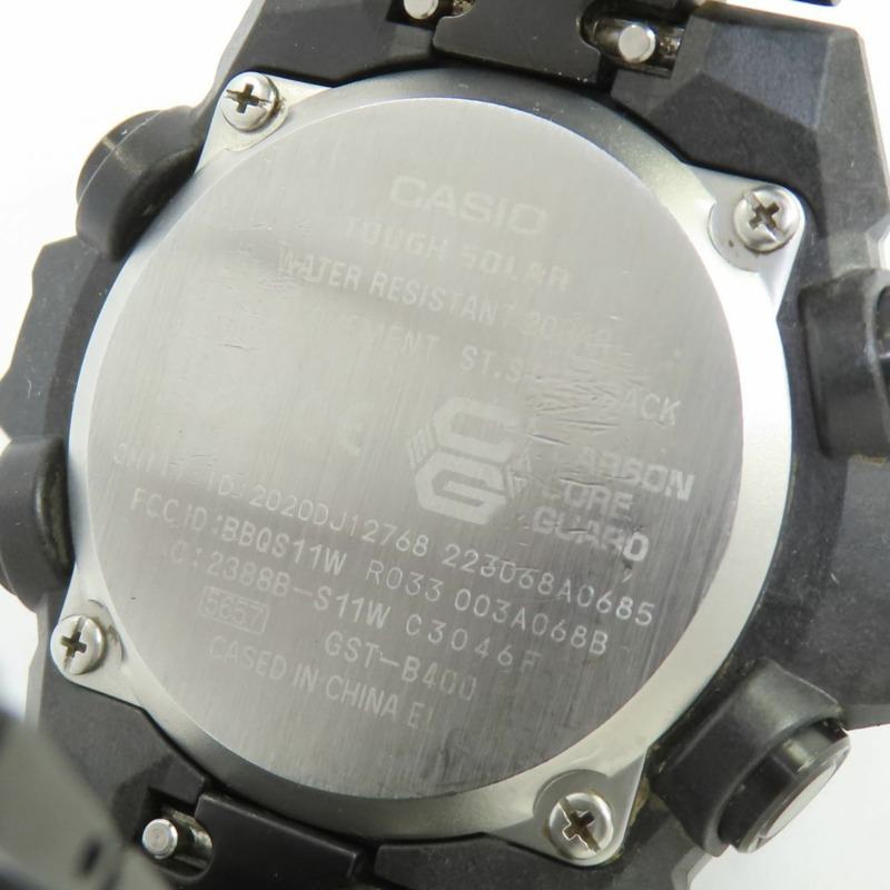 卡西歐 G-SHOCK G-STEEL 行動互聯強韌太陽能手錶 GST-B400BD-1A2JF-4