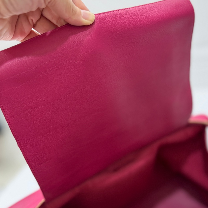 YVES SAINT LAURENT YSL 聖羅蘭 CABAS CHYC 桃紅色 手提包 醫生包 公事包 波斯頓包-41