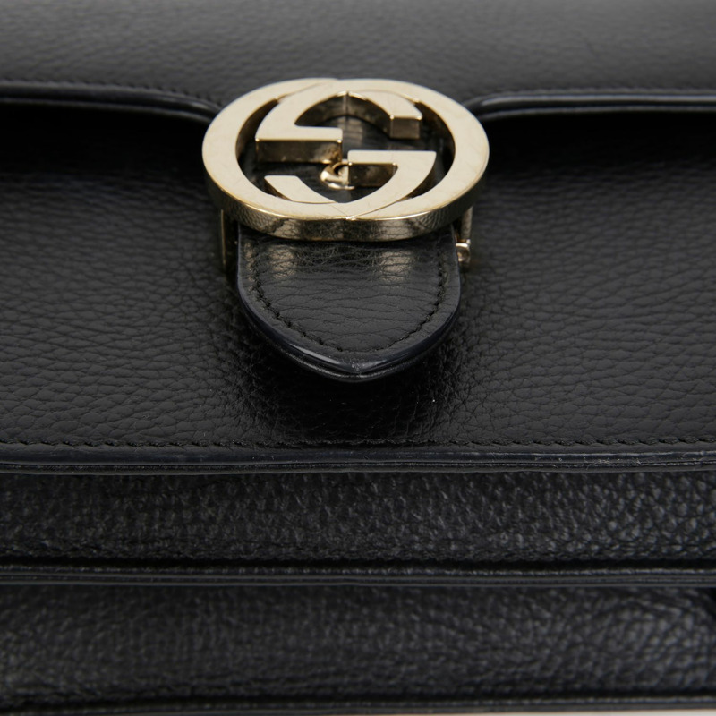 GUCCI 510304 互扣鏈條單肩斜背包-11