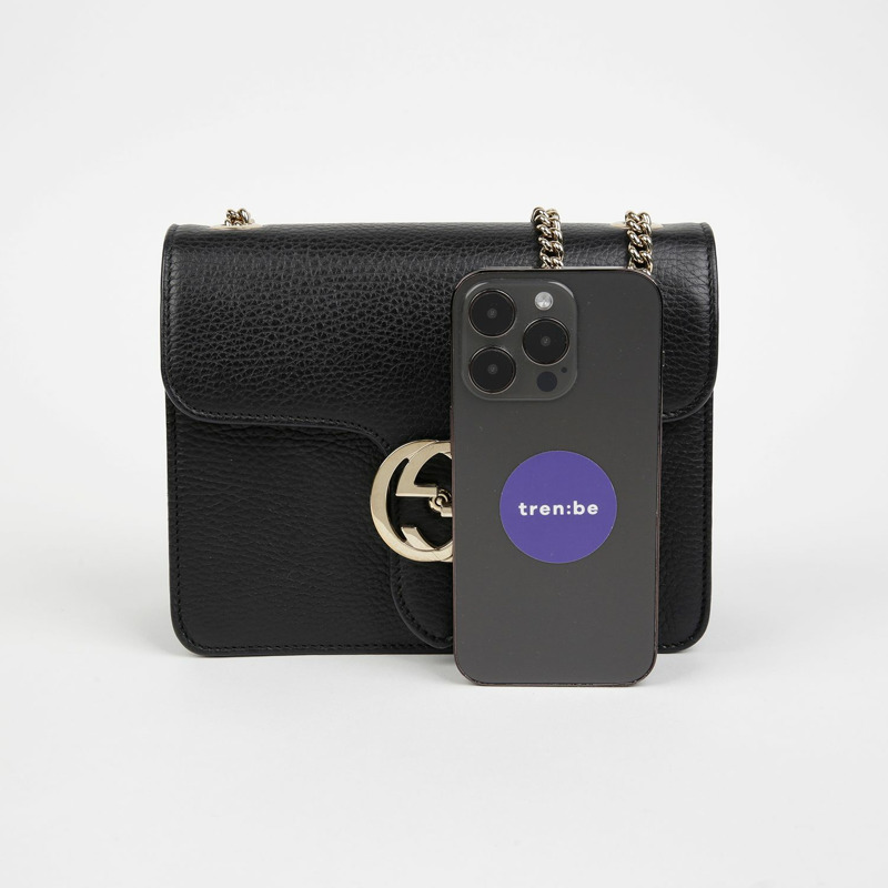 GUCCI 510304 互扣鏈條單肩斜背包-12