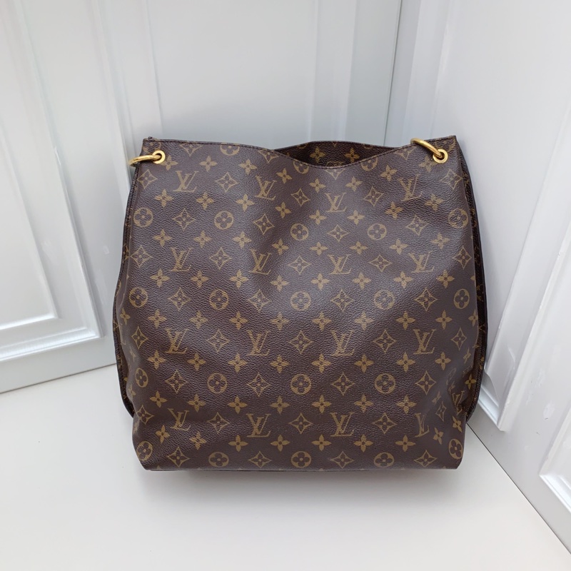 95新 LV路易威登老花中古款Metis泫雅同款Hobo-6