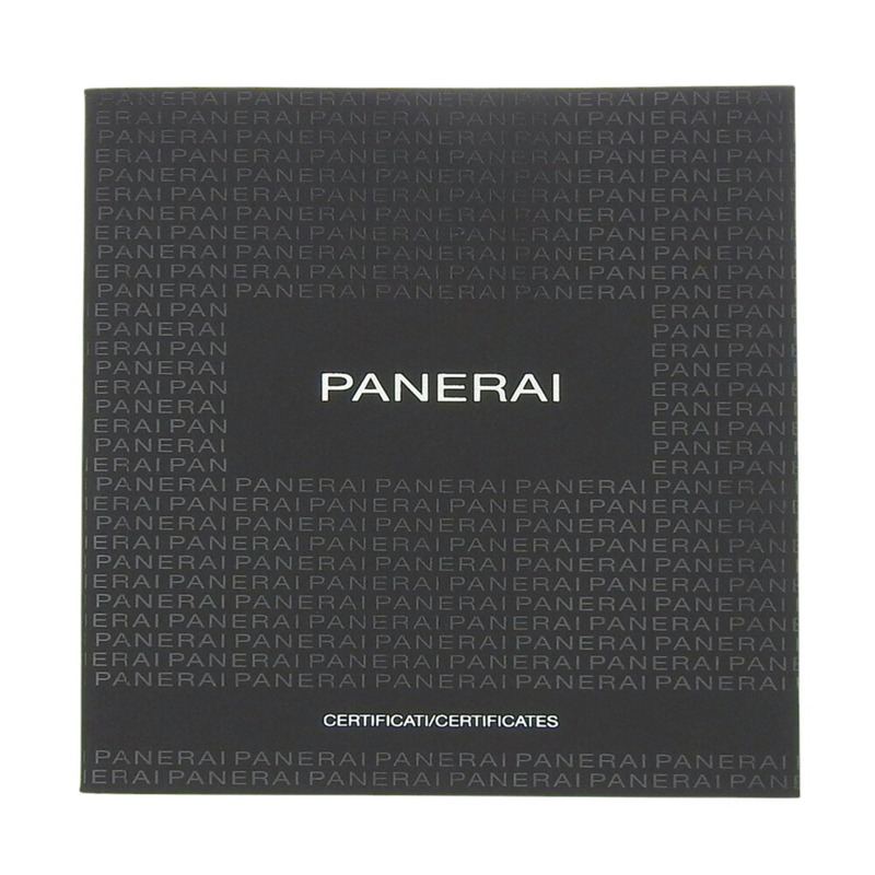 沛納海 Luminor Marina 8 日動力儲存腕錶 OP6937,P5000 機芯,型號 PAM00510/OP6937,精鋼和橡膠錶帶,手動上鍊,指針式顯示,黑色錶盤,男士腕錶-6