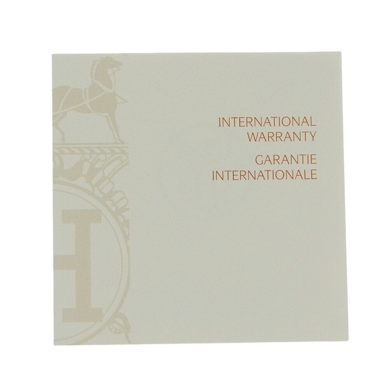 愛馬仕H系列腕錶，11鑽，型號HH1.510，精鋼錶殼搭配皮革錶帶，2014年款，石英機芯，指針式顯示，白色錶盤，女士腕錶-6