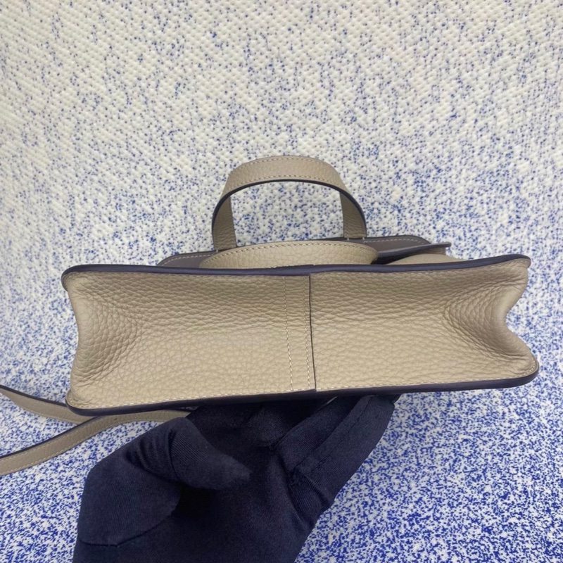 Hermes 愛馬仕 Halzan25  風衣灰拼大象灰 銀扣  99閒置❤️- B刻印-4