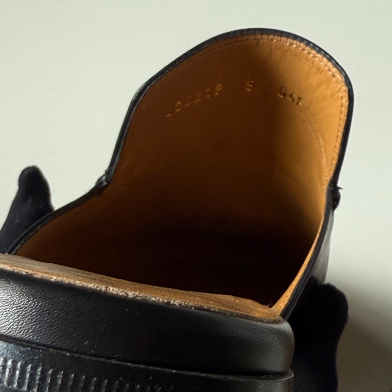 『閒置未使用』Gucci古馳經典馬銜釦穆勒拖鞋-12