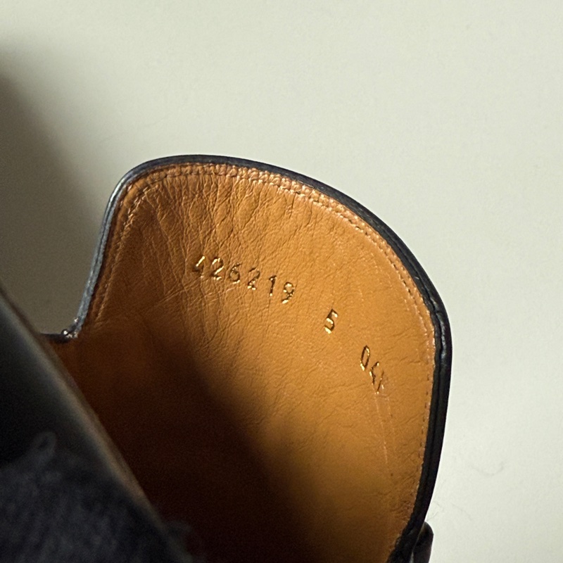 『閒置未使用』Gucci古馳經典馬銜釦穆勒拖鞋-14