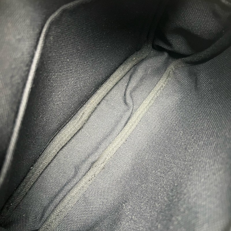 LOEWE羅意威 黑色老花帆布 郵差包-7