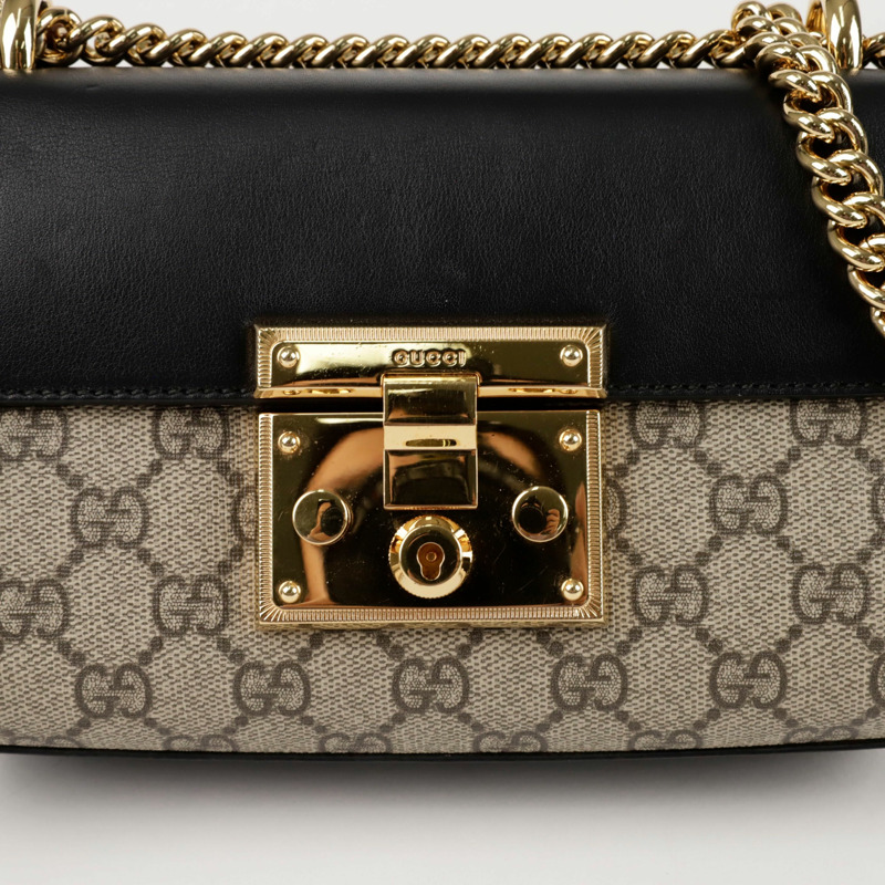 GUCCI 槳形鎖扣小鏈條單肩斜背包 409487-1