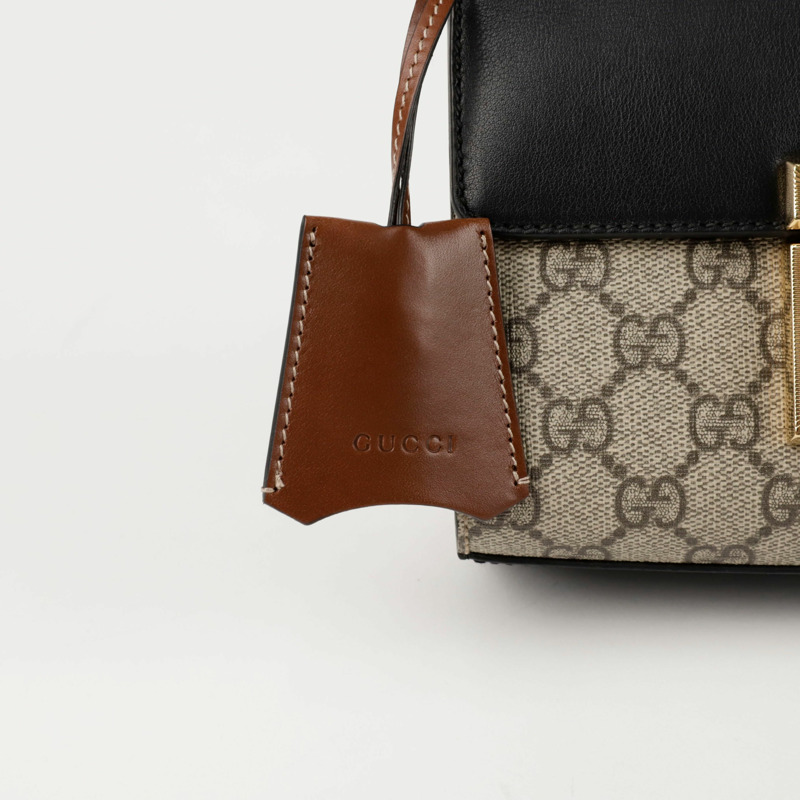 GUCCI 槳形鎖扣小鏈條單肩斜背包 409487-2