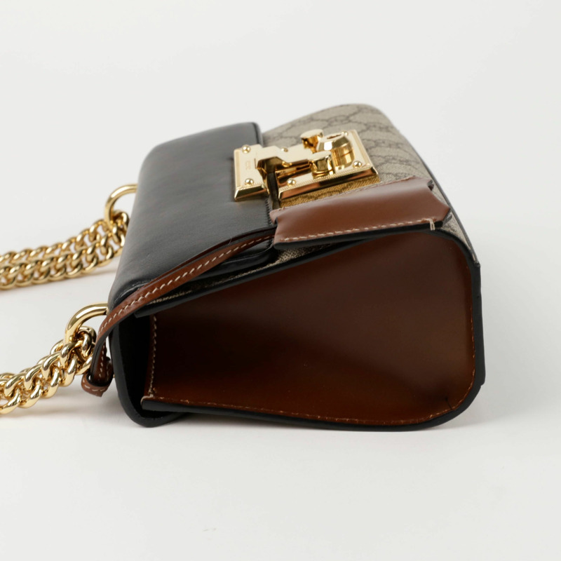 GUCCI 槳形鎖扣小鏈條單肩斜背包 409487-5