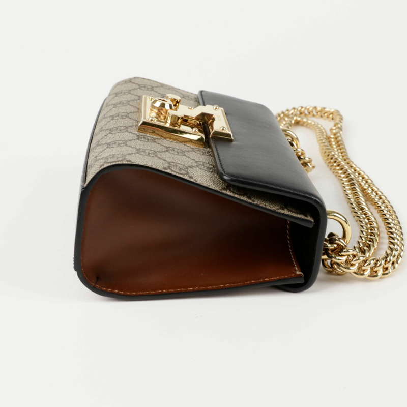 GUCCI 槳形鎖扣小鏈條單肩斜背包 409487-8