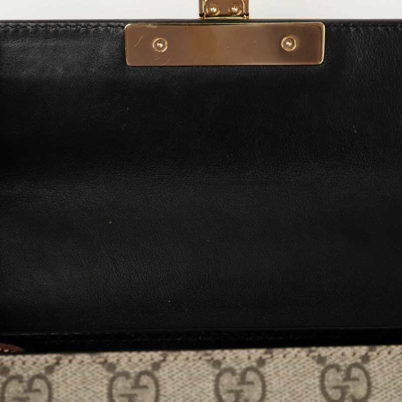 【包稅】GUCCI 帶鎖小鏈條單肩斜背包 409487-10