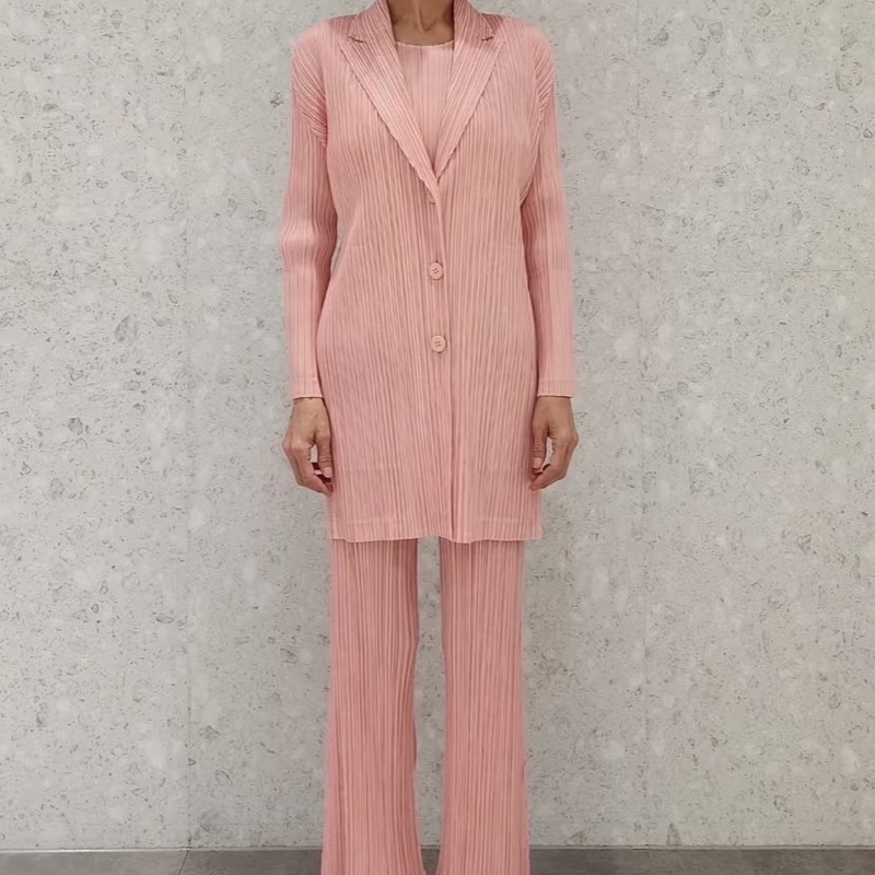 ▪️富貴選物FUGUEI▪️三宅一生PP 粉膚色西裝外套-1