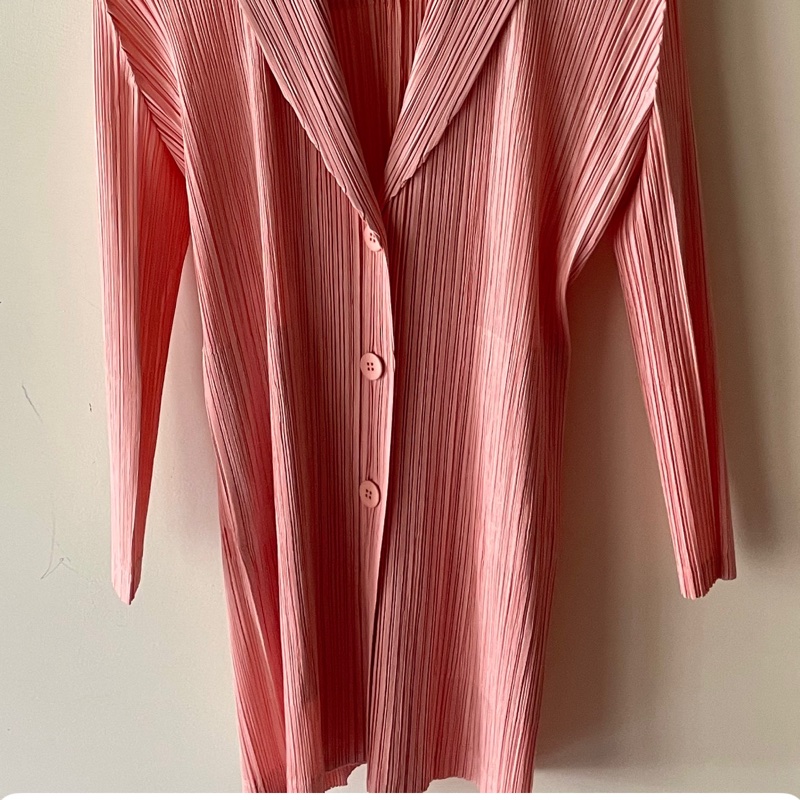 ▪️富貴選物FUGUEI▪️三宅一生PP 粉膚色西裝外套-2