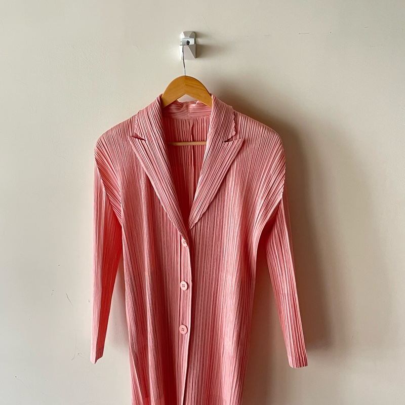 ▪️富貴選物FUGUEI▪️三宅一生PP 粉膚色西裝外套-6