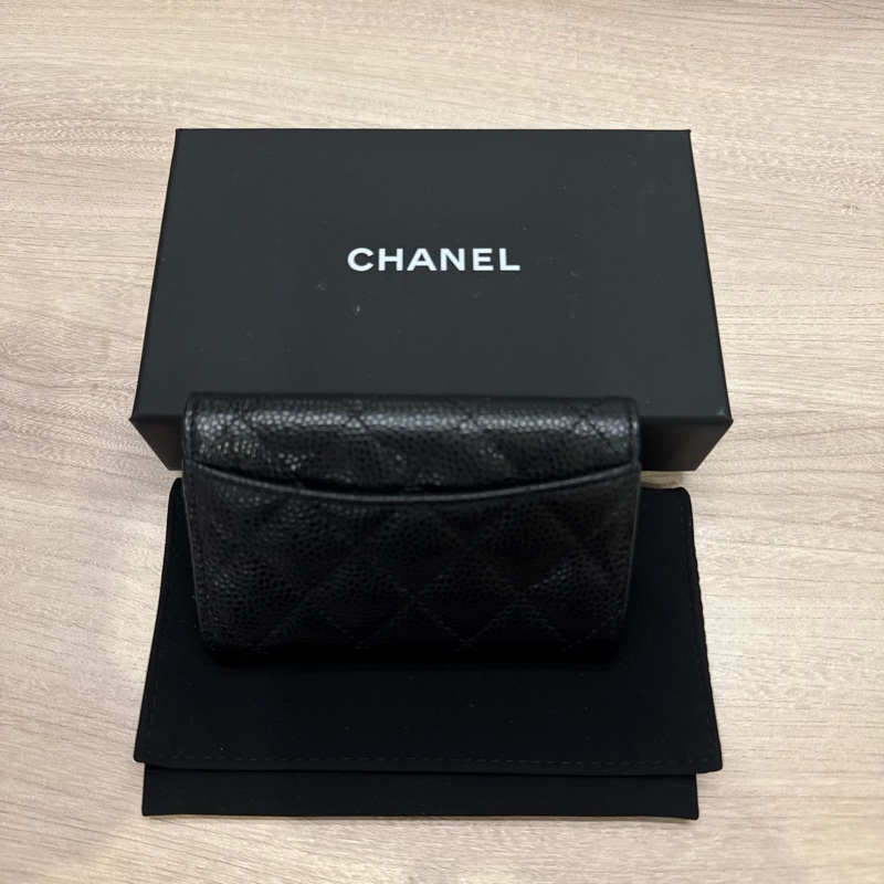 Chanel經典口蓋卡片夾-2