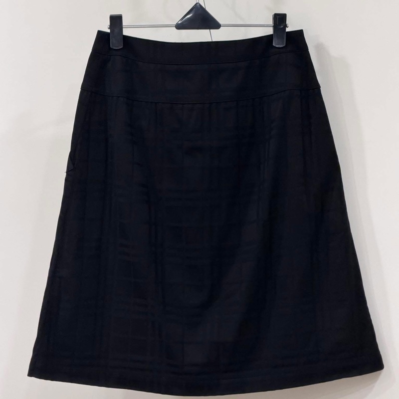 Burberry 倫敦 雙排扣格紋及膝裙-1