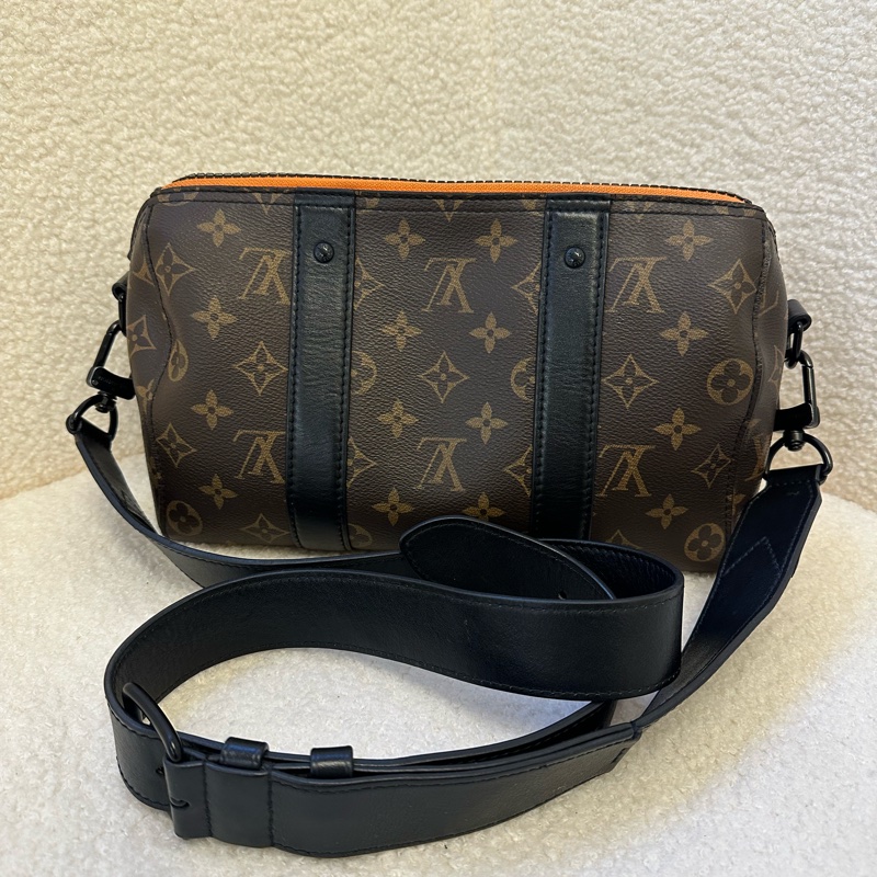 LV限量秀款 Keepall 老花斑馬人揹包-1