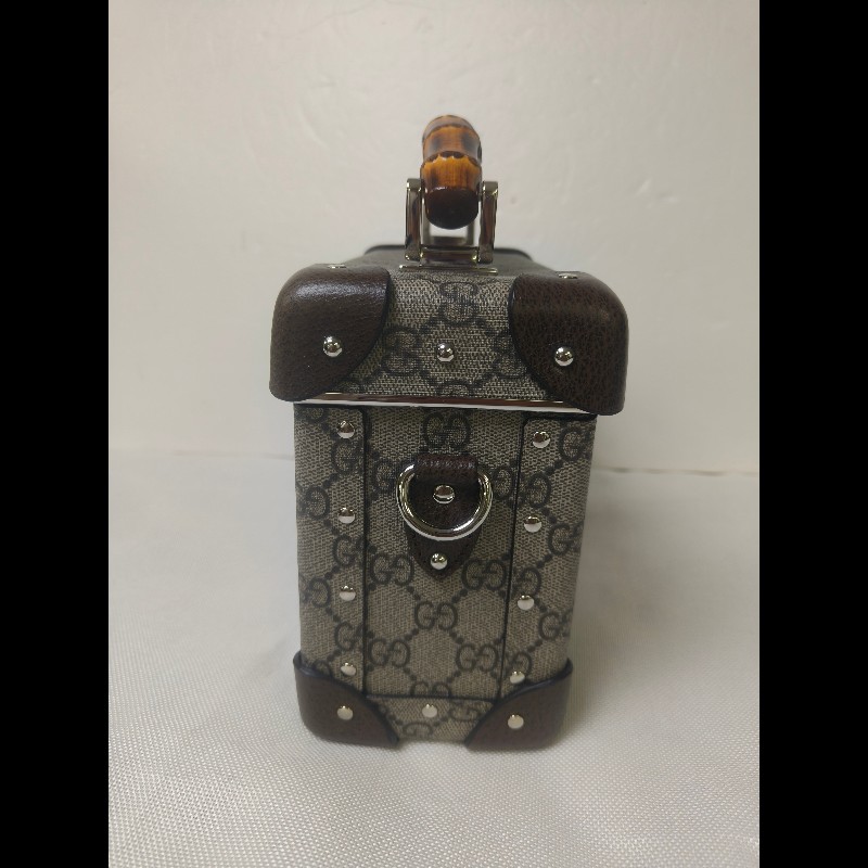 🔥年終狂降🔥【限時降價只到12/31（原58,800）】【9成新】㊣✨GUCCI✨（附防塵袋）古馳 Globe-Trotter 竹節 箱包 老花 硬殼 壓釦 肩背包 斜背包/雙G/二手包/保證正品🌳二手樹屋🌳-5