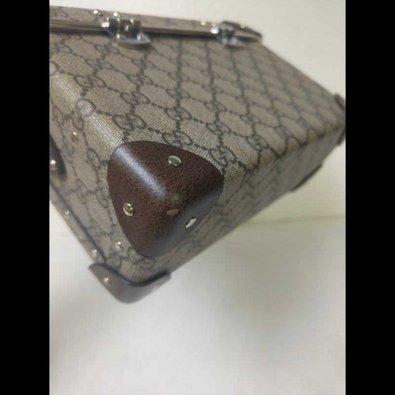 🔥年終狂降🔥【限時降價只到12/31（原58,800）】【9成新】㊣✨GUCCI✨（附防塵袋）古馳 Globe-Trotter 竹節 箱包 老花 硬殼 壓釦 肩背包 斜背包/雙G/二手包/保證正品🌳二手樹屋🌳-11