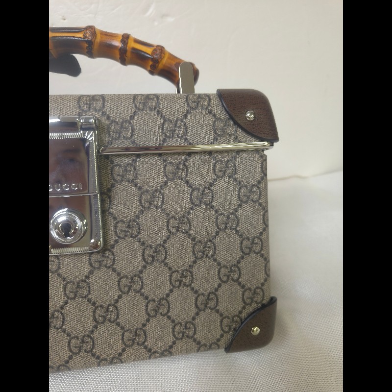 🔥年終狂降🔥【限時降價只到12/31（原58,800）】【9成新】㊣✨GUCCI✨（附防塵袋）古馳 Globe-Trotter 竹節 箱包 老花 硬殼 壓釦 肩背包 斜背包/雙G/二手包/保證正品🌳二手樹屋🌳-14