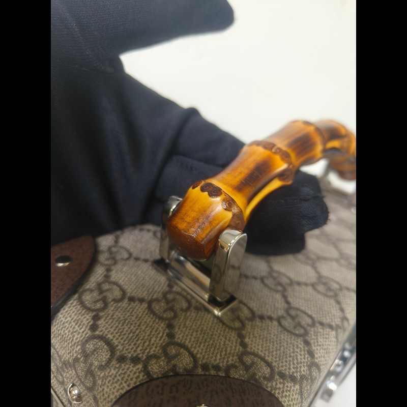 🔥年終狂降🔥【限時降價只到12/31（原58,800）】【9成新】㊣✨GUCCI✨（附防塵袋）古馳 Globe-Trotter 竹節 箱包 老花 硬殼 壓釦 肩背包 斜背包/雙G/二手包/保證正品🌳二手樹屋🌳-15