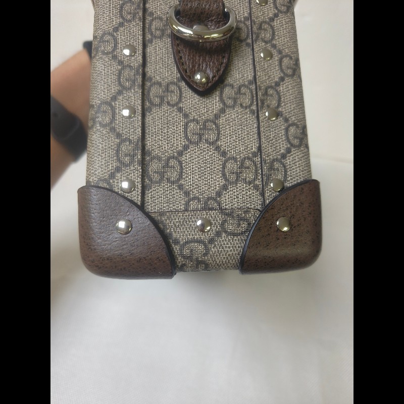 🔥年終狂降🔥【限時降價只到12/31（原58,800）】【9成新】㊣✨GUCCI✨（附防塵袋）古馳 Globe-Trotter 竹節 箱包 老花 硬殼 壓釦 肩背包 斜背包/雙G/二手包/保證正品🌳二手樹屋🌳-24