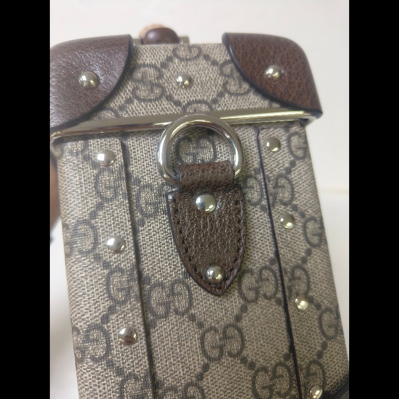 🔥年終狂降🔥【限時降價只到12/31（原58,800）】【9成新】㊣✨GUCCI✨（附防塵袋）古馳 Globe-Trotter 竹節 箱包 老花 硬殼 壓釦 肩背包 斜背包/雙G/二手包/保證正品🌳二手樹屋🌳-25