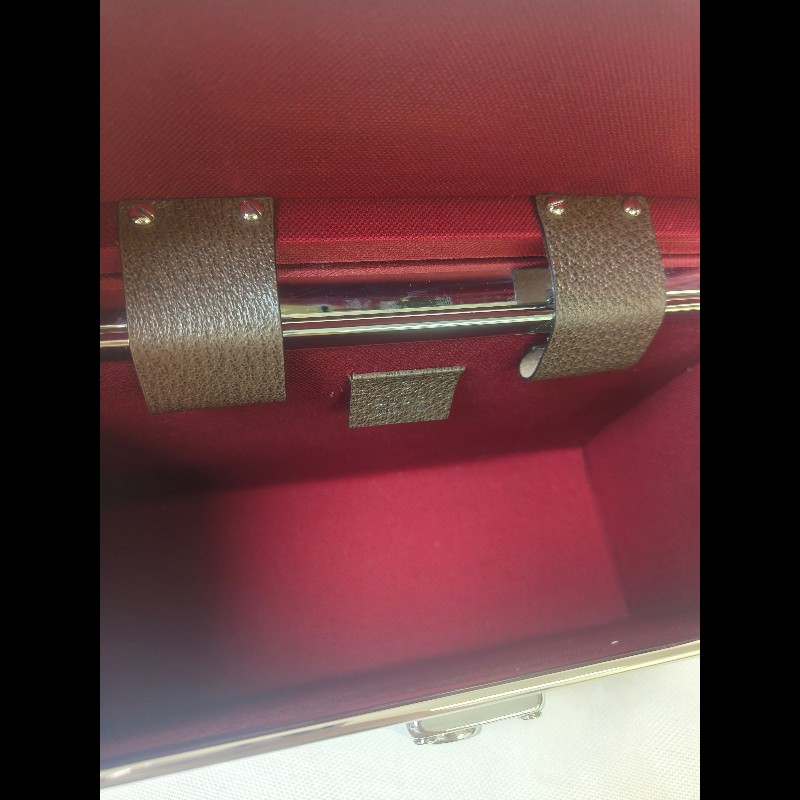 🔥年終狂降🔥【限時降價只到12/31（原58,800）】【9成新】㊣✨GUCCI✨（附防塵袋）古馳 Globe-Trotter 竹節 箱包 老花 硬殼 壓釦 肩背包 斜背包/雙G/二手包/保證正品🌳二手樹屋🌳-30