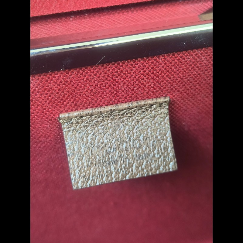 🔥年終狂降🔥【限時降價只到12/31（原58,800）】【9成新】㊣✨GUCCI✨（附防塵袋）古馳 Globe-Trotter 竹節 箱包 老花 硬殼 壓釦 肩背包 斜背包/雙G/二手包/保證正品🌳二手樹屋🌳-33