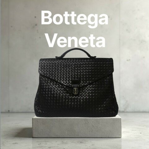 🔥年終狂降🔥【限時降價只到12/31】【8成新】㊣✨Bottega Veneta ✨寶緹嘉 BV 黑色 羊皮 編織 通勤 手提包 公事包 文件包 筆電包 /二手包/二手精品/保證正品🌳二手樹屋🌳