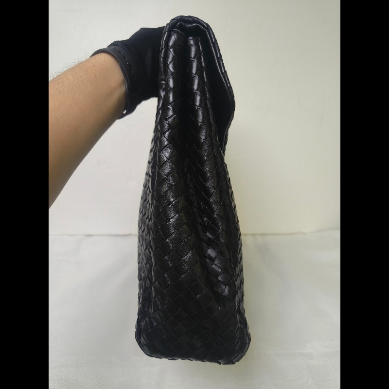 🔥年終狂降🔥【限時降價只到12/31】【8成新】㊣✨Bottega Veneta ✨寶緹嘉 BV 黑色 羊皮 編織 通勤 手提包 公事包 文件包 筆電包 /二手包/二手精品/保證正品🌳二手樹屋🌳-4