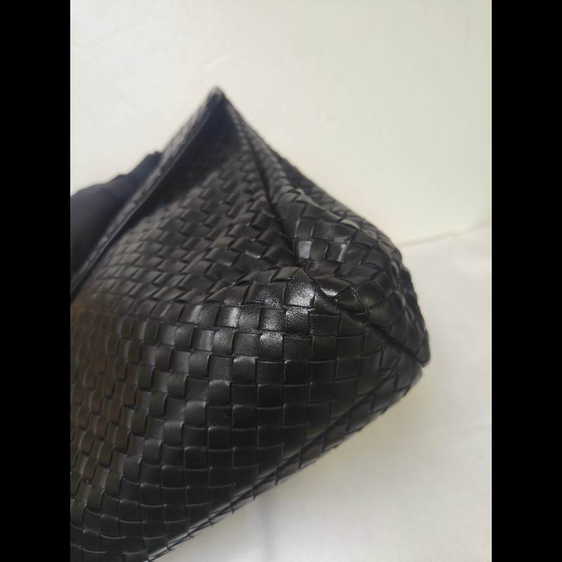 🔥年終狂降🔥【限時降價只到12/31】【8成新】㊣✨Bottega Veneta ✨寶緹嘉 BV 黑色 羊皮 編織 通勤 手提包 公事包 文件包 筆電包 /二手包/二手精品/保證正品🌳二手樹屋🌳-9