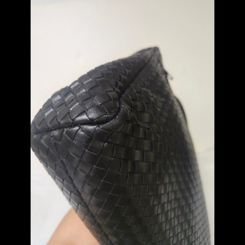 🔥年終狂降🔥【限時降價只到12/31】【8成新】㊣✨Bottega Veneta ✨寶緹嘉 BV 黑色 羊皮 編織 通勤 手提包 公事包 文件包 筆電包 /二手包/二手精品/保證正品🌳二手樹屋🌳-10