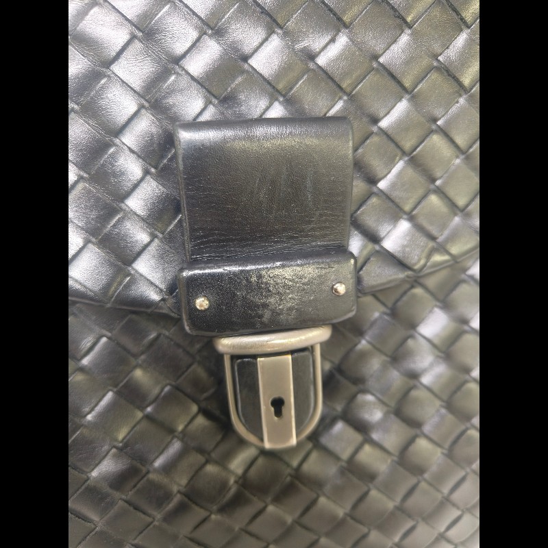 🔥年終狂降🔥【限時降價只到12/31】【8成新】㊣✨Bottega Veneta ✨寶緹嘉 BV 黑色 羊皮 編織 通勤 手提包 公事包 文件包 筆電包 /二手包/二手精品/保證正品🌳二手樹屋🌳-13